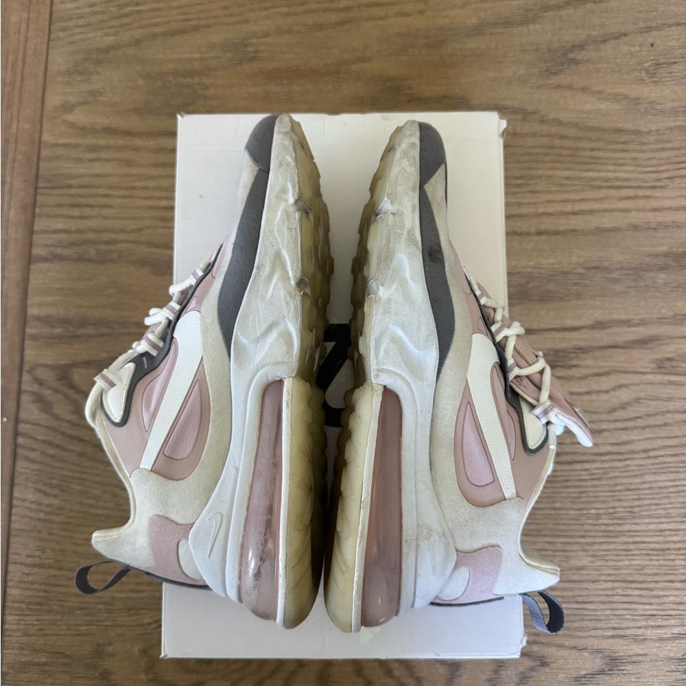 Nike Air Max 270 React Plum Chalk Stone Mauve (Women's) - Picture 4 of 7